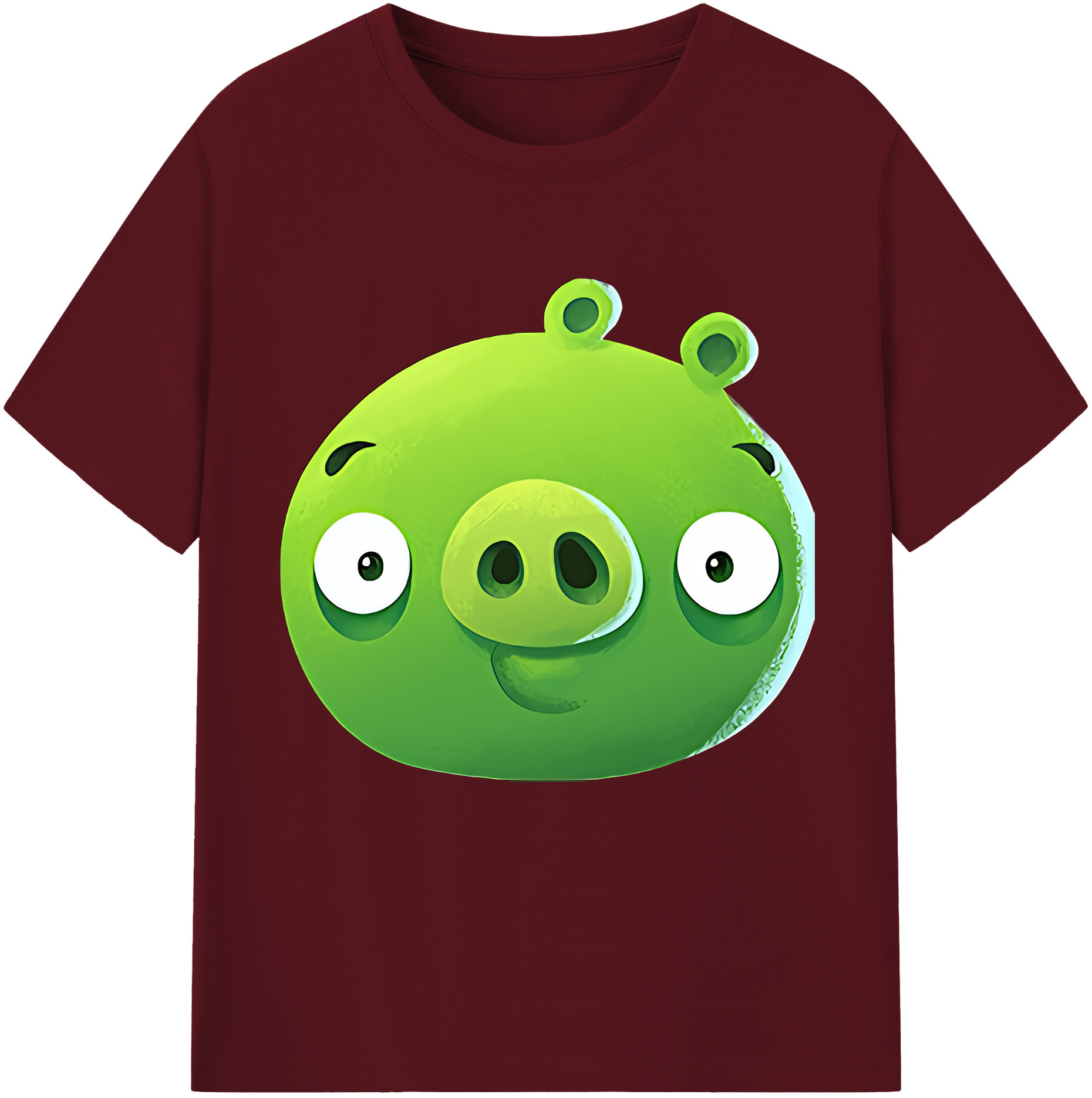 （画像用） Angry Birds アングリーバード 綿100％半袖Tシャツ（フロントプリント）